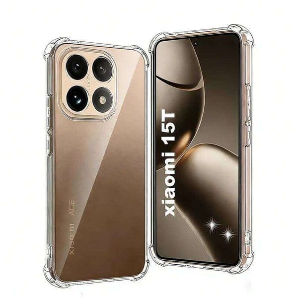 Shockproof Clear TPU Case 17 Max 15 Ultra 3D Transparent Silicone Cases for 15T Pro funda Cover H260305