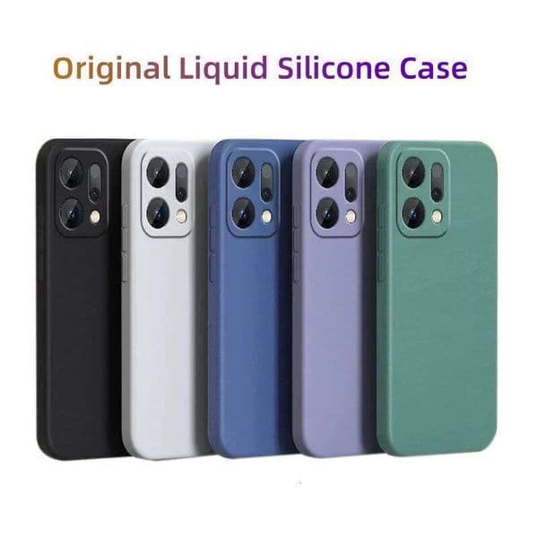 Case For Reno14 Pro Cover Funda Coque Original Liquid Silicone Soft TPU Phone Bumper Reno 14 H260305