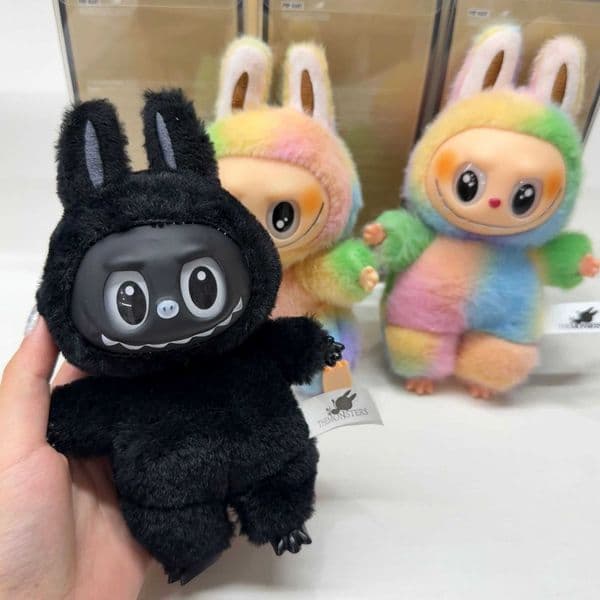 Trendy Personalized Custom Doll Plush Labubu Pendant Vinyl Doll Plush Toy Keychain Surprise Blind Box L250821