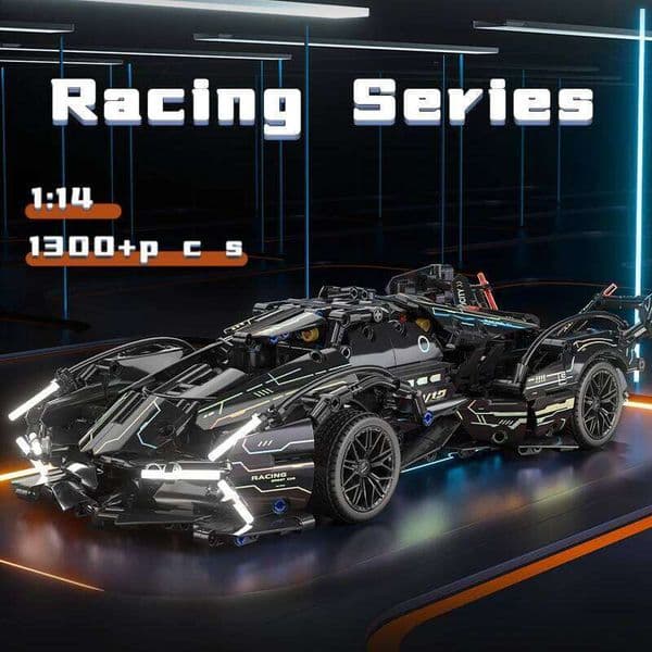 1000+pcs Racing Vehicle Building Blocks Model City Speed Sport Car Toys Christmas Gifts for Kids Boys 1:14 Scale Racers Bricks C260306