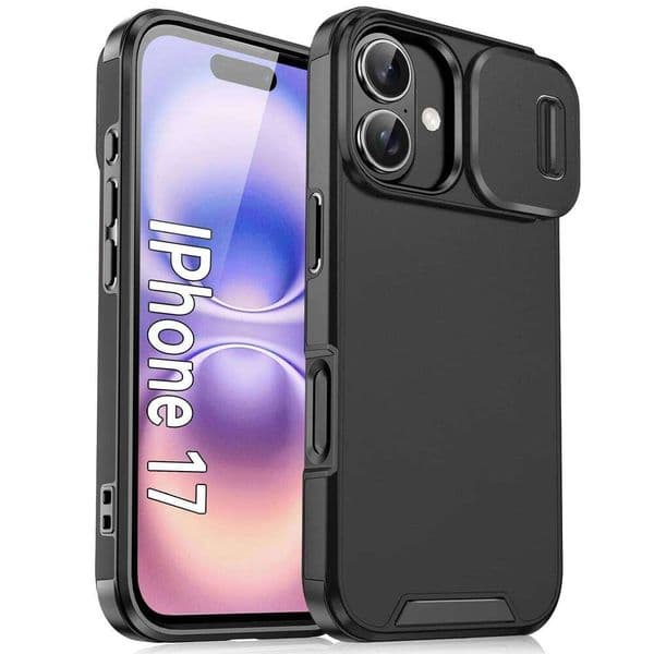 Slide Camera Lens Protection Phone Case For iPhone 17Air 16E 16 15 14 Plus 13 Mini 12 11 17 Pro Max Shockproof Armor Cover Shell H260305