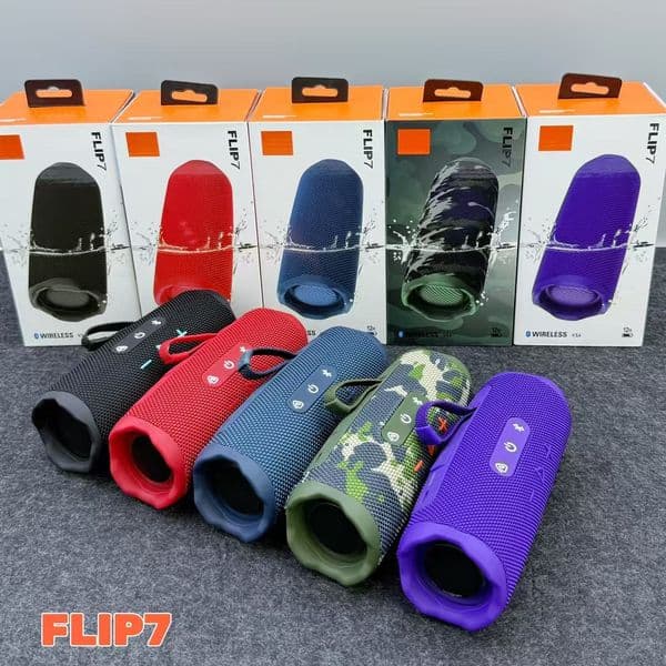 Top with Flip 7/6 portable Bluetooth speaker Flip6powerful sound and deep bass IPX6 waterproof + dust speaker Flip7 Portable Outdoor family entertainment speaker