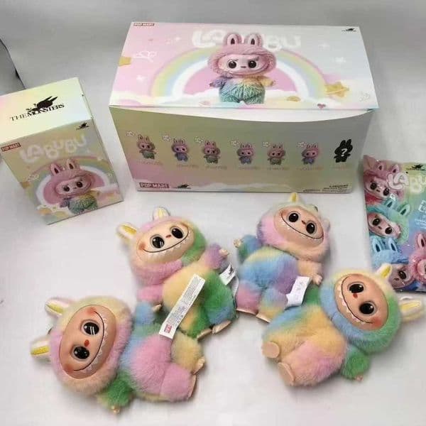 Coke Style Sprite Fourth Generation New Labubu Vinyl Face Plush Childrens Toy LABUBU L250821