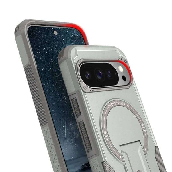 Heavy-Duty Armor Magnetic Stand Case Google Pixel 10 9 10Pro 9Pro For Wireless Charging Business Rugged Phone Cover H260305