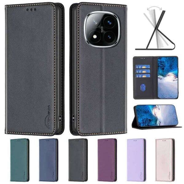 Magnet Flip Phone Case on For Funda Note 14 Pro 4G Note14 14Pro Plus 5G Cover H260305