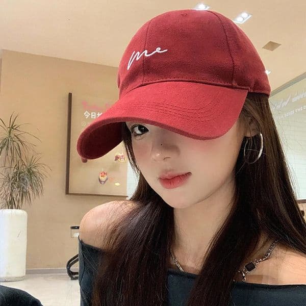 Korean Embroidered Baseball Cap Men Women Soft Color Adjustable Visors Peaked Hat Outdoor Sports Sunscreen Hip Hop Cap Unisex 260306