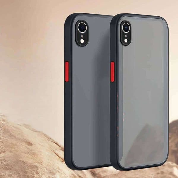 Fashion Color collision Skin-feel Translucent Matte Slim Shockproof Protective Phone Case For iphone XR H260305