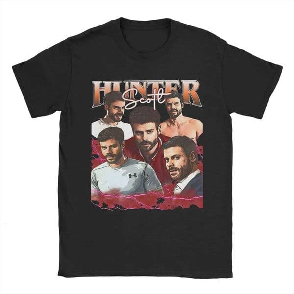 Hunter Scott Heated Rivalry T Shirt Summer Novelty T-Shirts Adult 100% Cotton O-Neck Plus Size Top Tees Short Sleeve Tops Q260306