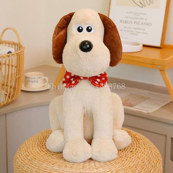 Latest Sitting Headmaster Dog Doll Kawaii Stuffed Plush Toy Handmade Doll Cartoon Anime Cute Children's Birthday Gift Fun Doll