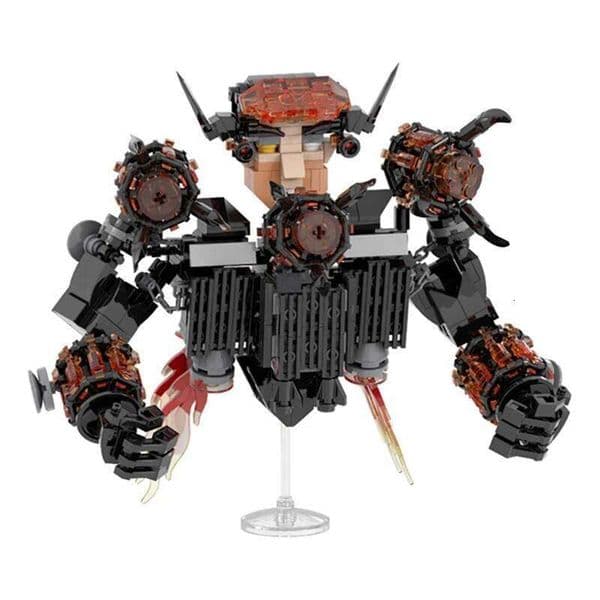 505pcs/set Horror Game Skibidi Toilet Series Building Blocks Updated G-Man Leader MOC Bricks DIY Toys For Kids Christmas Gifts C260306