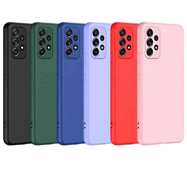 Liquid Silicone Phone Case For Galaxy A52 A52S A72 A12 A22 A32 A42 A13 A23 A33 A53 A73 Shockproof Cover Cases H260305