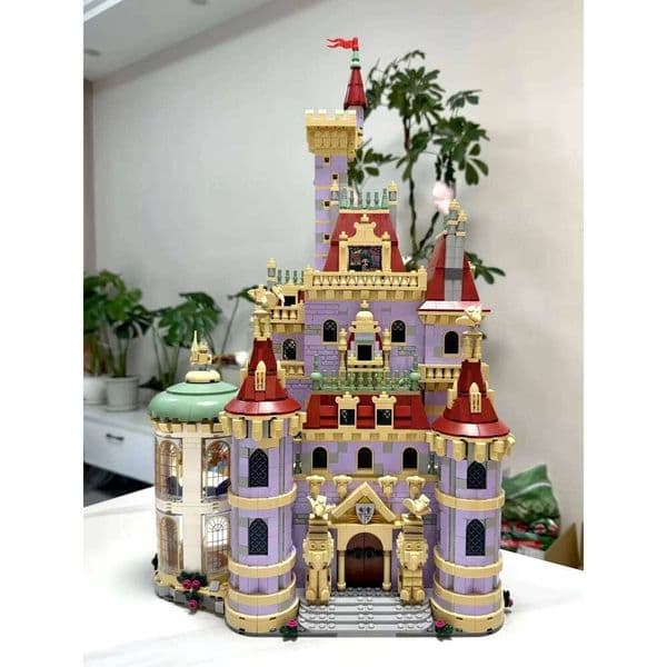 New Romantic castle model brick decoration birthday building block toy gift for boys and girls C260326