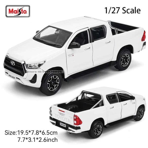 Maisto 1:27 New Toyota Hilux Highly-detailed die-cast precision model car Model collection gift Z260307