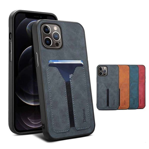 Card Pocket Wallet Phone Case for iPhone 17 Air 13 12 Mini 16 16E 15 14 11 Pro Max Plus Leather Back Cover H260305