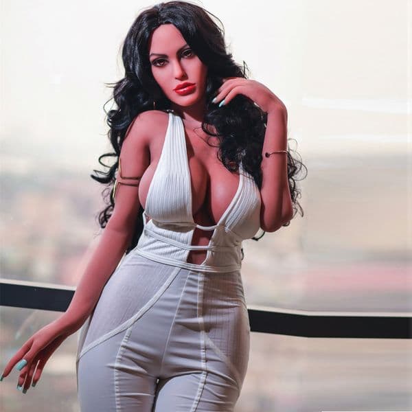 Silicone solid doll European and American simulation human inverted mold sexy inflatable doll can be inserted into male masturbation device