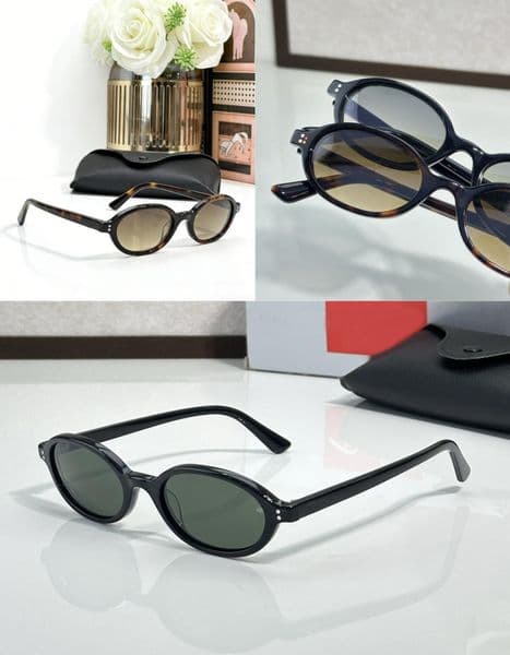 Designer Sunglasses Womens Luxury Oval Frame Toad Mirror High-end Makeup Free Sunscreen Men Sunglasses Luxury Brand Fashion Accessories Personalized Glasses 4472