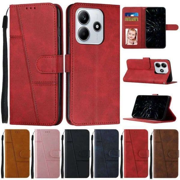 For 4G Flip Wallet Book Cover for Coque Xiomi Note 14 pro Note14 Pro Plus 5G Protect Case Fundas H260305