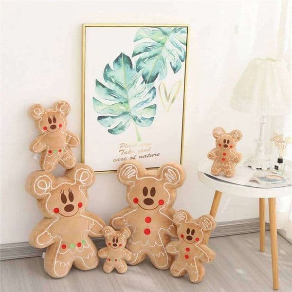 1pc 30cm/11.81in Cute soft gingerbread biscuit man, doll, pillow, cushion, car ornament, pendant H260305