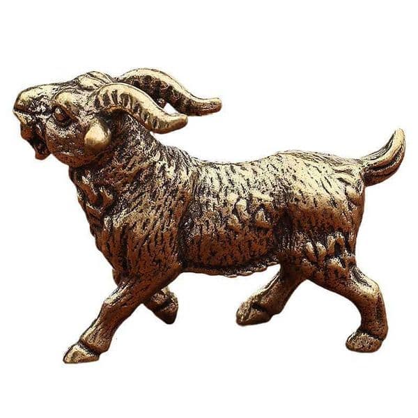 2026 New Brass Figurines Set E Copper Zodiac Rat Ox Tiger Rabbit Dragon Snake Horse Sheep Rooster Dog Pig Crafts S260306 Toy