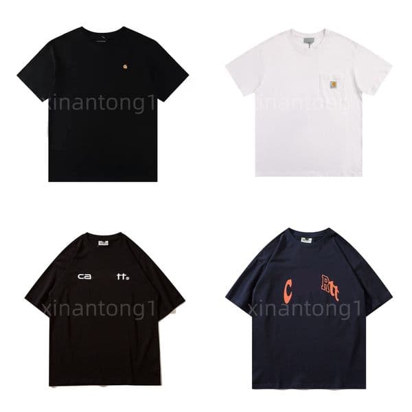 Carh Summer fashion cotton designer t shirt xatcarshirt womens mens t shirt letter graphic tee back letter designer shirt men short sleeve tshirts clothes