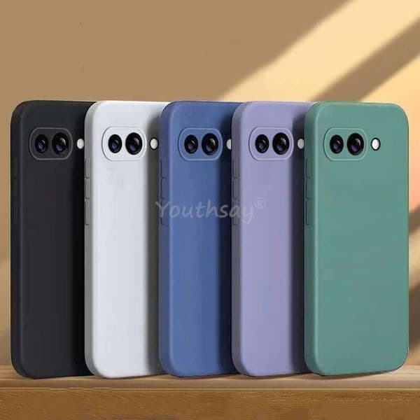 For Liquid Silicone Plain 9a TPU Anti-drop Phone Protector Cover Google Pixel 9 a Case H260305