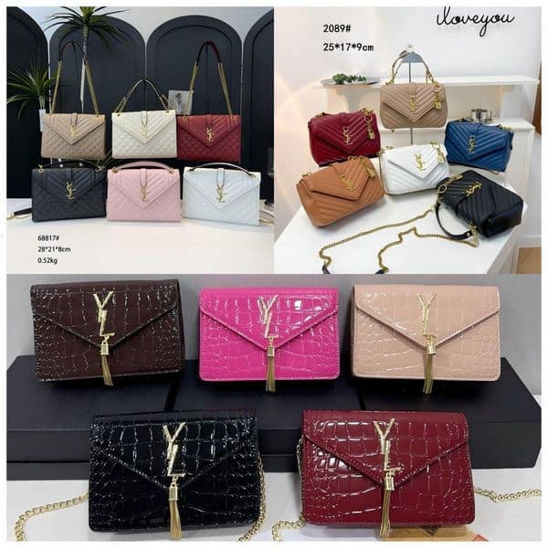 designer bag crossbody 3 sizes shoulder bag genuine leather luxury designer bags women handbag smother dhgate cross body purse wallet Small Medium Large Black