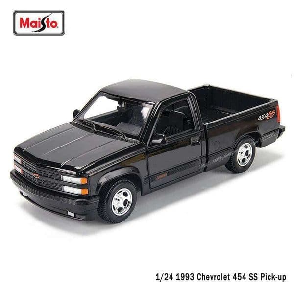 Maisto 1:24 1993 Chevrolet 454 SS Pick-up simulation alloy car model crafts decoration collection toy tool gift birthday present Z260307
