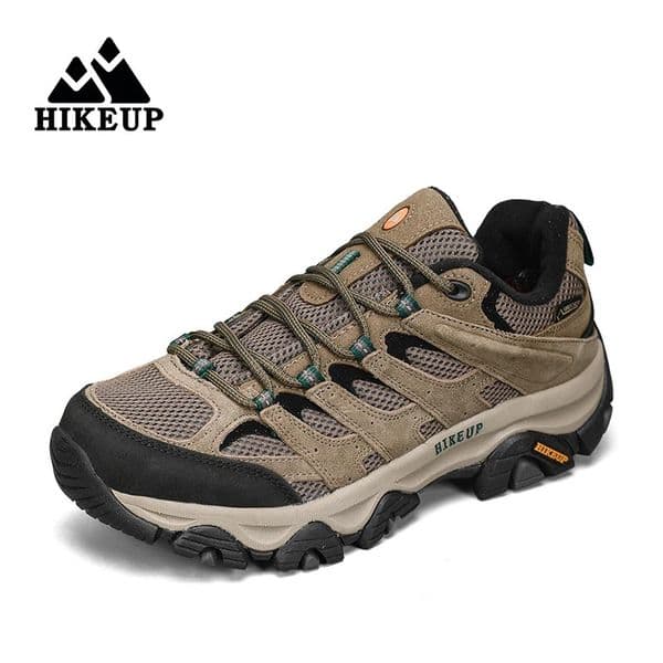 HIKEUP Hiking Shoes Men ner Climbing Trekking Sneakers for Leather Outdoor Sports Work Man Run 260307