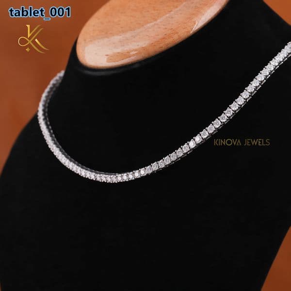Luxurious Hip Hop Neck Chain With Brilliant Moissanite Diamonds Designed For Intense Sparkle And Elevated Urban Fashion Style