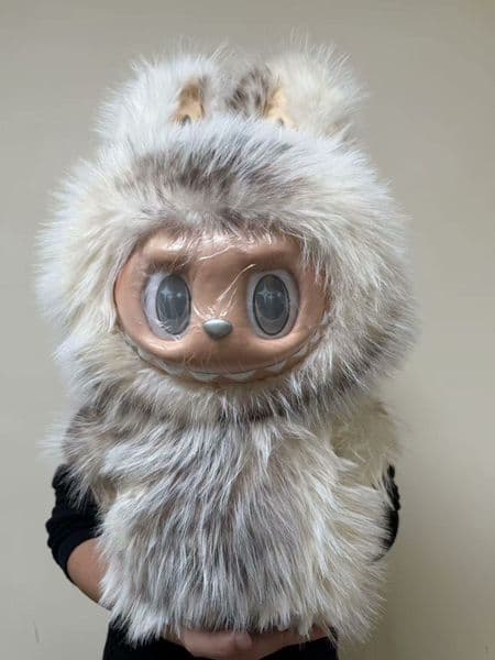 58cm Monsters 10th Anniversary Labubu Angel Clouds ZIMOMO I Found You Cute 58cm Tall Plush Blind Box Vinyl Collectible Toy