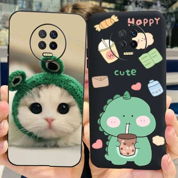 X690B X690 Cute Fashion Painted Shell Soft Silicone Phone Case For Infinix Note 7 Note7 Back Cover Coque H260305