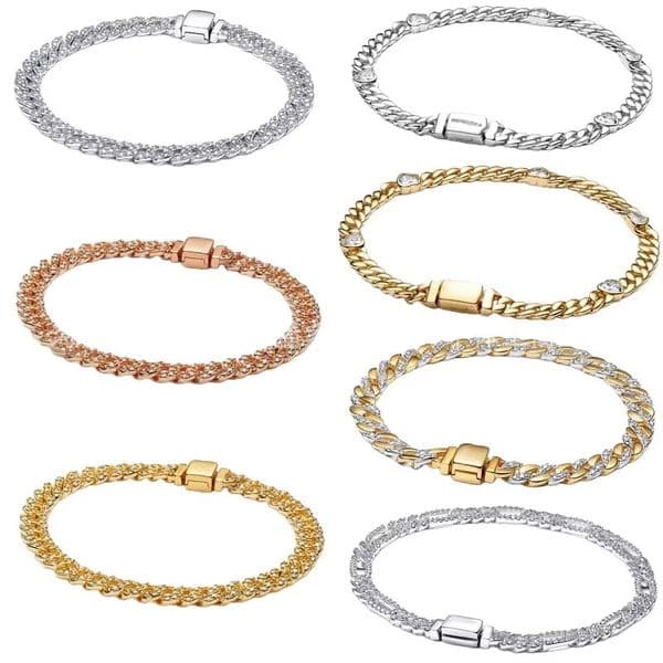 Unisex Charm Bracelet Full Diamond Watch Bracelet Men's and Women's Universal Love CZ Bracelet Tennis Bracelet