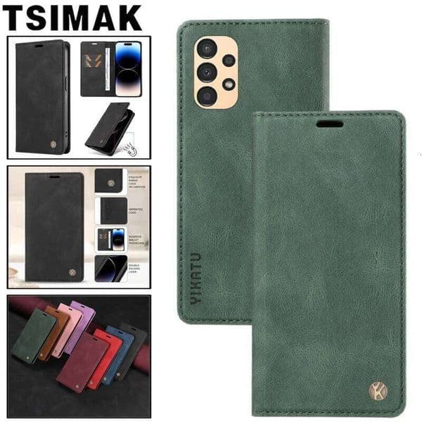 Wallet Flip Case For Galaxy A13 A23 A33 A53 A73 A12 A22 A32 A52S A52 A72 4G 5G Cover Skin Friendly Leather Book Coque H260305