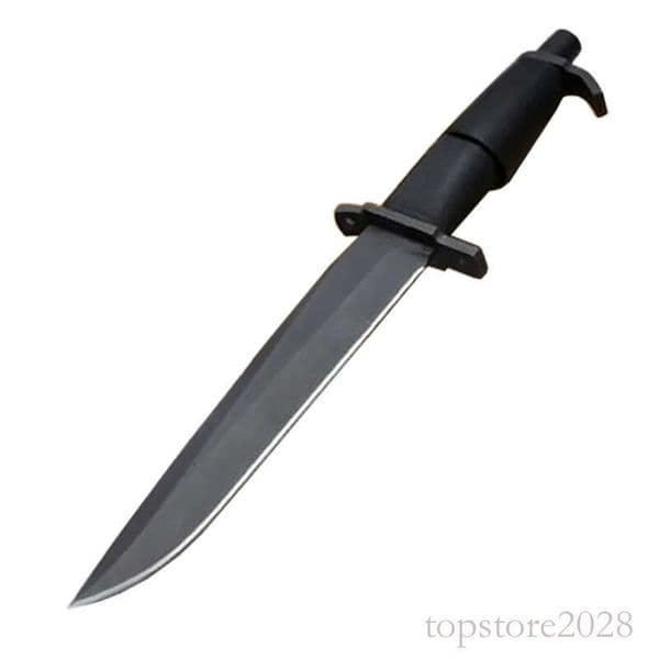 Top pocket knife Quality AMF Survival Knife N690 Titanium Coating Straight Point Full Tang Forprene Handle Outdoor Fixed Blade Tactical Knives with Sheath