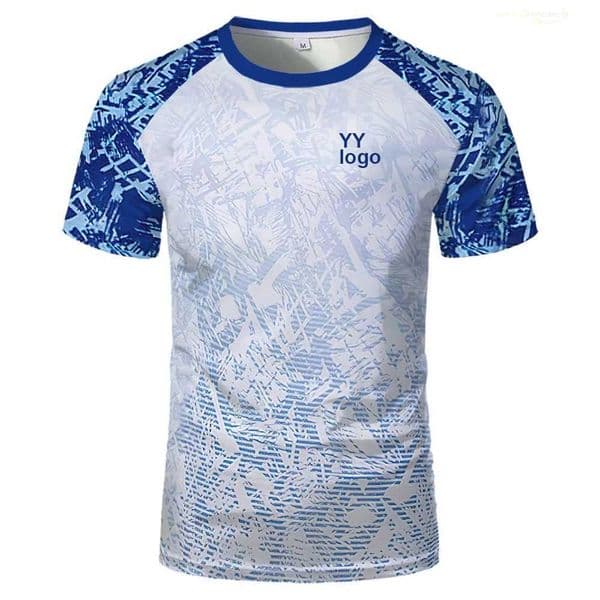 Mens Badminton Clothing T Shirt With YY Tennis Short-Sved Training Uniform Padel Sports Quick Dry Breathable Clothes S2637