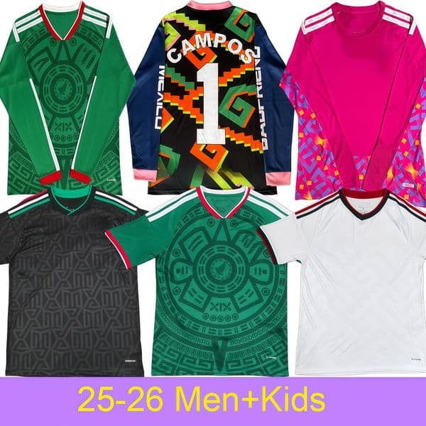Mexceco 2026 World cup soccer jerseys Raul Jimenez home football match shirts for men and kids