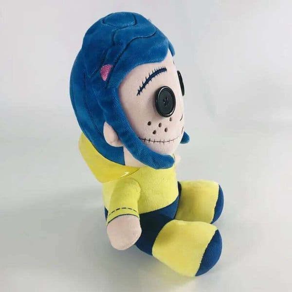 25cm Coraline Plush Doll Stuff Cartoon Figure Soft Pillow Ugly Cute Collectible Dolls Kawaii Decoration Toys Birthday Kids Gifts W260306