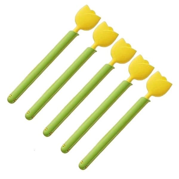 Pack of 5 Tulips Bag Clip Accessory For Food Storage And Freshness 260306