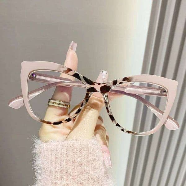 Fashion Cat Eye Reading Women Personalized Computer Eyeglasses T-shaped Optical Glasses Anti Blue Light Blocking Eyewear Z260306