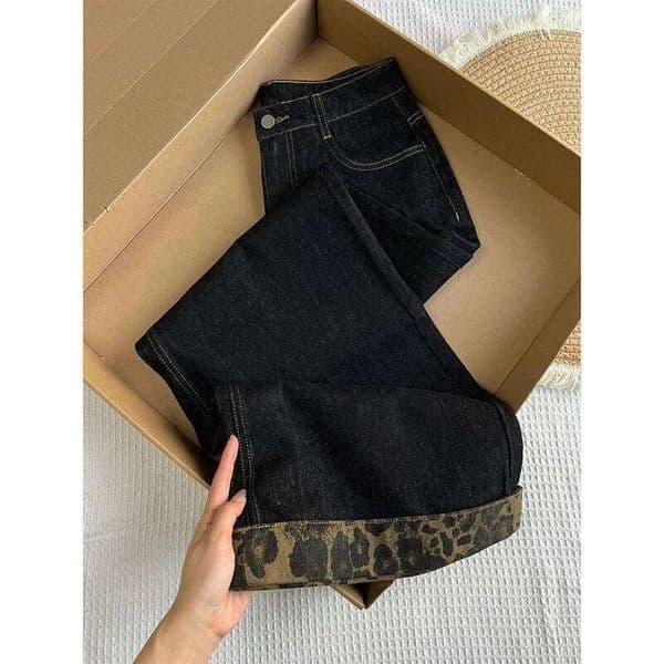 Streetwear Women Jeans New Bottoms 2025 Pantalon Femme High Waist Vintage Straight Y2k Wide Leg Pants Casual Chic Denim Trousers