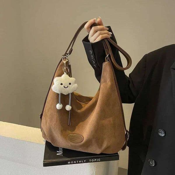 Autumn and Winter Retro Tote Bags Suede Large Capacity for Women 2024 New Versatile Multifunctional Women's Handbags Bolsas XJ260306