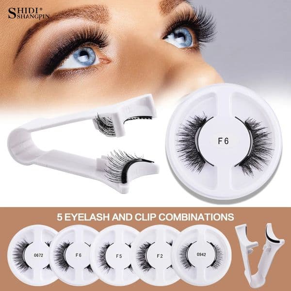 5 pairs 3D Magnetic Lashes Kit With Curler Natural Soft Magnetic False Eyelashes No Glue Needed Fluffy Reusable Make Up 260306