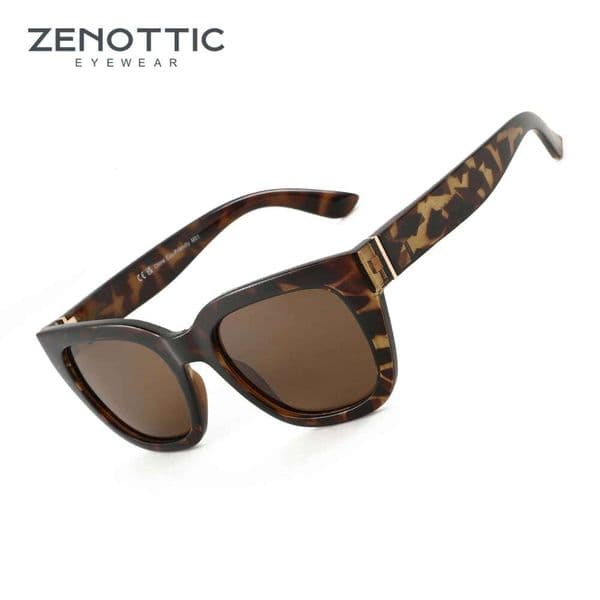 ZENOTTIC Retro Square Polarized Sunglasses for Women Vintage Sun Glasses UV400 Protection Trendy Shades Fashion Style Z260307