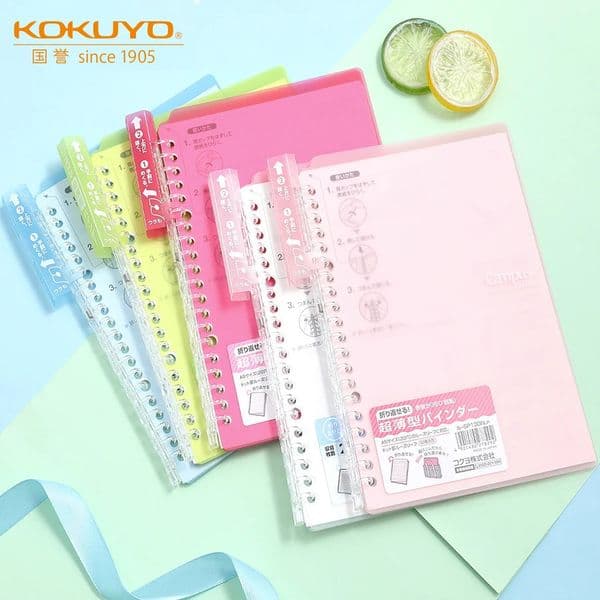 Japan Kokuyo Campus Smartring Loose-leaf Notebook Transparent Coil Loose-leaf Notebook A5/B5 10 Sheets Paper Convenient Notebook 260302