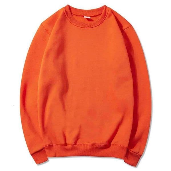 2025 Spring Autumn Brand Solid Color Round Neck Long sleeved Sweater for Men and Women's Fashion Casual Sports Shirt