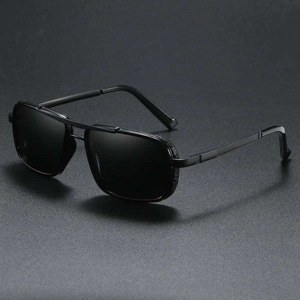 Luxury Rectangle Men's Sunglasses Retro Steam Punk Sun Glasses Male Classic Outdoor Driving Shades Summer UV400 Eyewear Z260307
