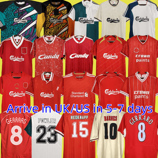 04 05 liverpool Retro Jersey Soccer Gerrard 1982 FOWLER DALGLISH Football Shirts TORRES 1989 06 07 Barnes 08 09 Rush 97 95 96 93 McMANAMAN 85 2010 2011 Alonso GK finals