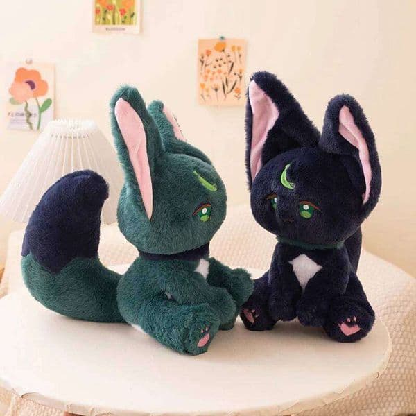 2023 new25cm Genshin Impact Xiao Cat Tighnari Toy Anime Gaming Plush Pillow Kids Adults Gifts Toys W260306