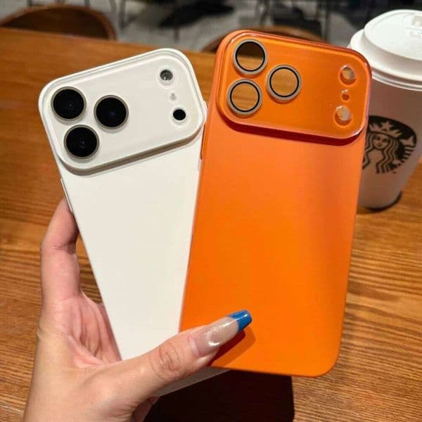 Original Colors Liquid PC Crystal Lens Case For iPhone 17 Air 16 15 14 13 12 11 Pro Max Plus 17Pro Rugged Armor Frosted Funda H260305
