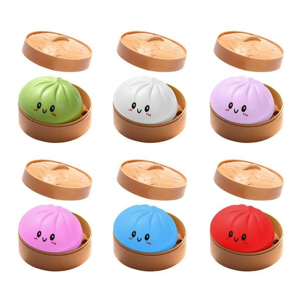 Dumpling Decompression Toy Baozi-Sculpted Anxiety Relief Toy - Ideal Travel Companion